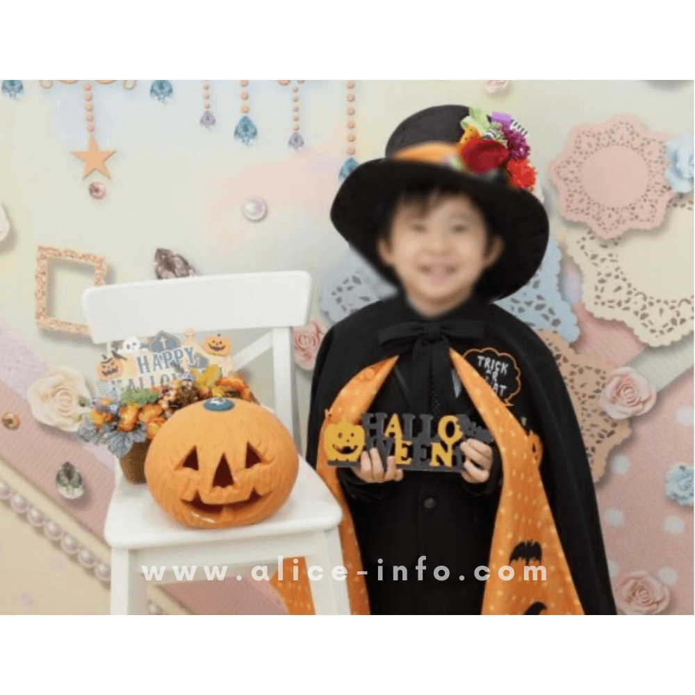 スタジオアリスで撮影したハロウィンの写真