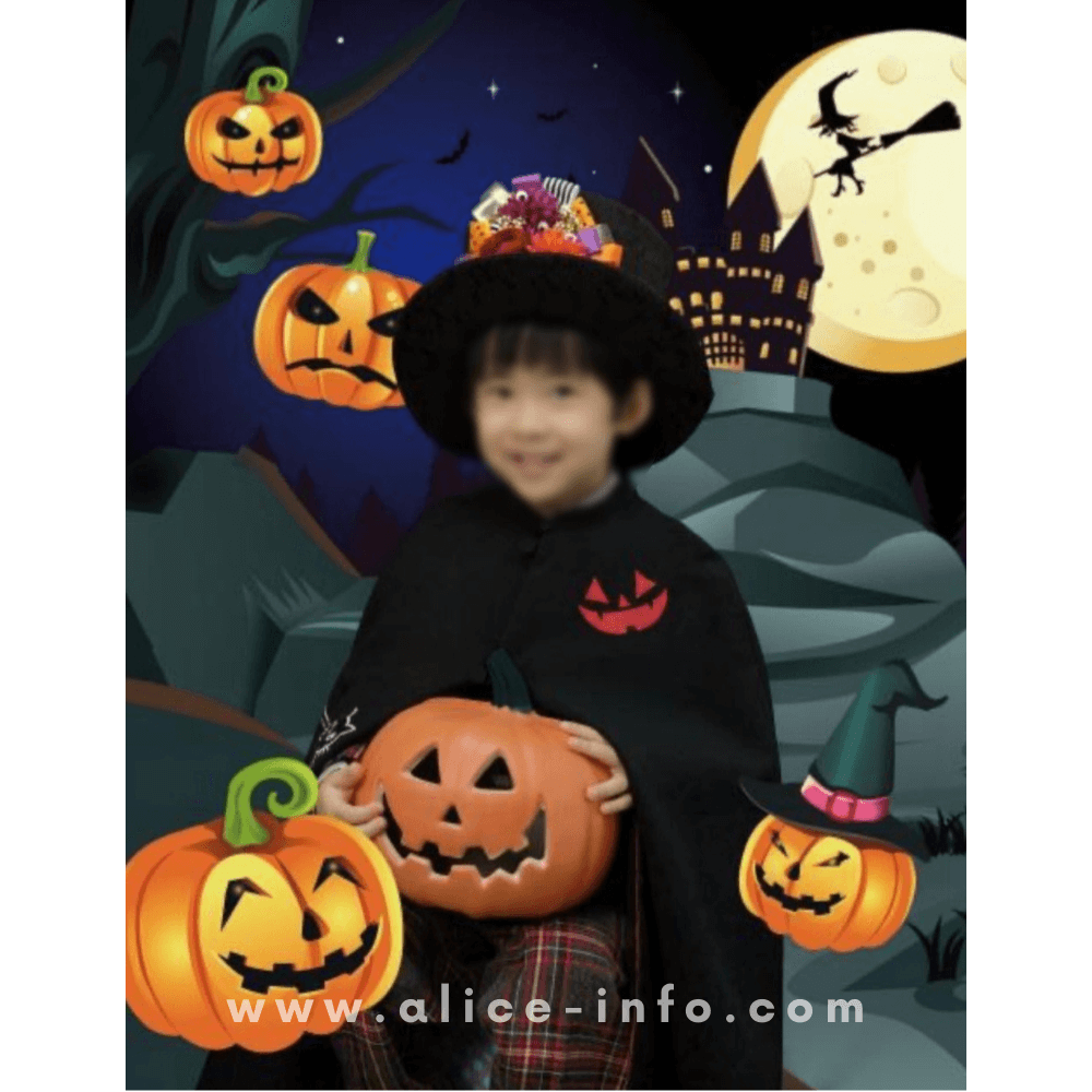 スタジオアリスで撮影したハロウィンフォト